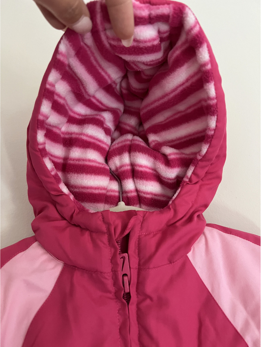 Vintage Nike Y2K Silver Tag Pink Girls Winter Coat - Picture 4 of 8